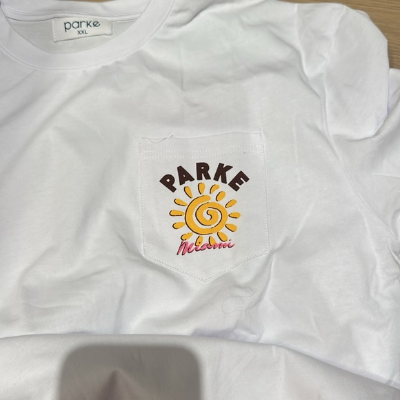 NEW Parke women’s Miami graphic tee size xxl - Picture 3 of 4